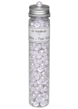 Pearl Resin, Half Round - 11 mm