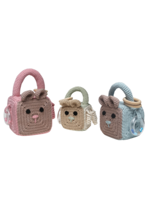 Pattern Sensory Cube - Teddy