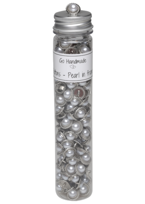 Zinc Alloy with pearl - 15 mm