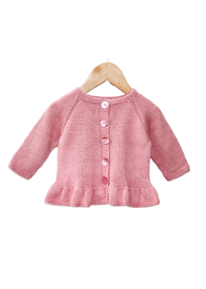 Cardigan flounce (3months. - 6months.)