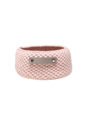 Moss Stitch Basket - D 17 cm