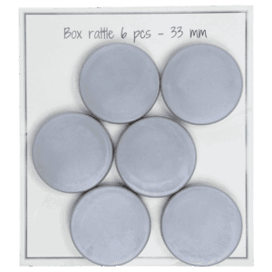 Box rattle 33 mm - 6 pcs.