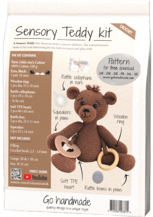 Sensory Teddy - Dark brown