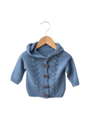 Hættetrøje lace (3mdr. – 6mdr.)