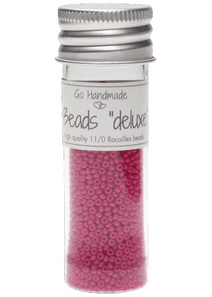 Glass Beads - Pink, 30g