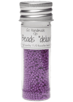 Glass Beads - Purple, 30g