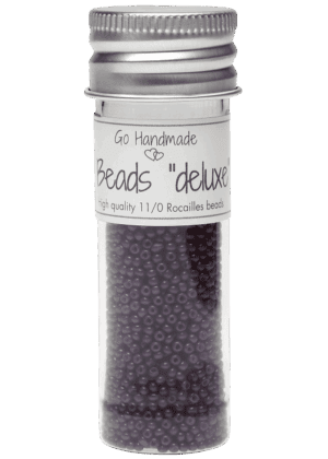 Glass Beads - Dark Purple, 30g