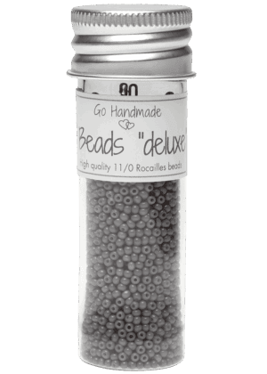 Glass Beads - Grey, 30g
