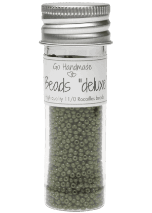 Glass Beads - Green, 30g