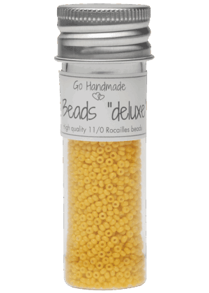 Glass Beads - Yellow, 30g