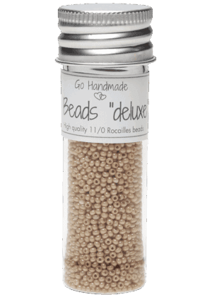 Glass Beads - Pearl Beige, 30g