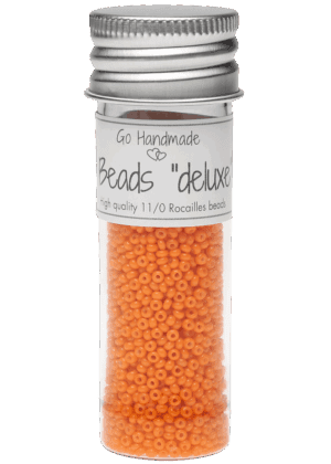 Glass Beads - Orange, 30g