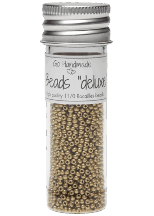 Glass Beads - Metallic Gold, 30g