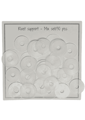 Rivet support - D16mm/D18mm - Mix - set/30pcs