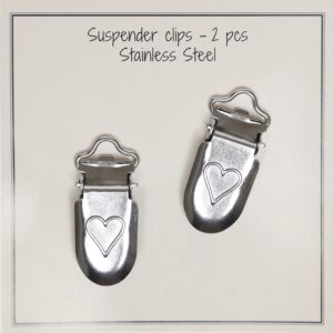 Suspender clips for string - 2 pcs
