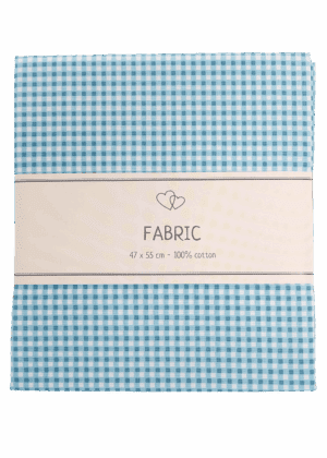 Cotton - Blue check