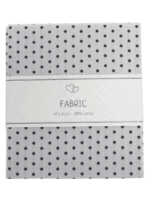 Cotton - Beige with dots