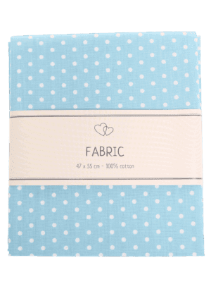Cotton - Blue with dots