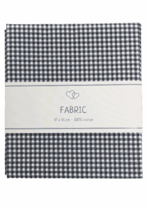 Cotton - Black check
