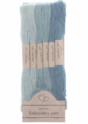 Embroidery yarn - 6-pak