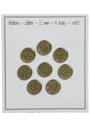 Glitter - 12 mm - set/8