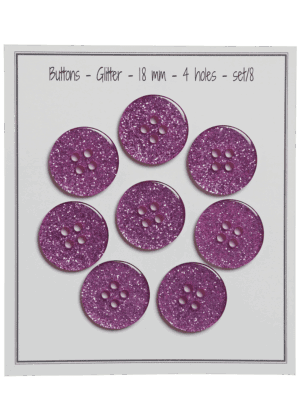 Glitter - 18 mm - set/8