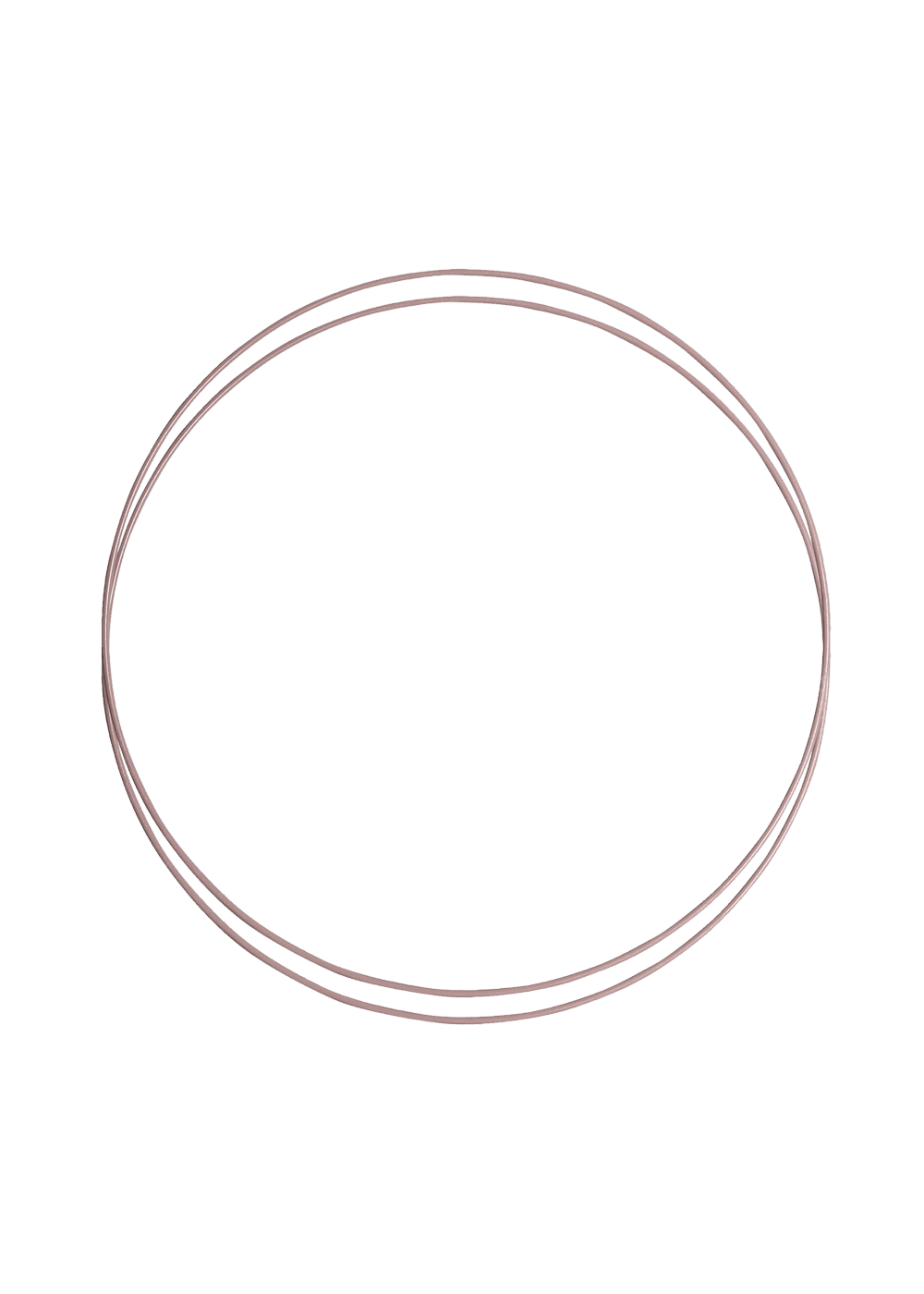 Metal Rings - D 25 cm - 2 pcs/set