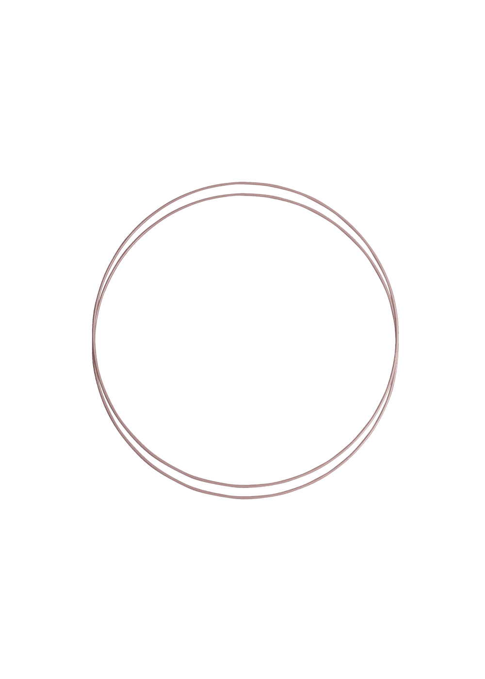 Metal Rings - D 20 cm - 2 pcs