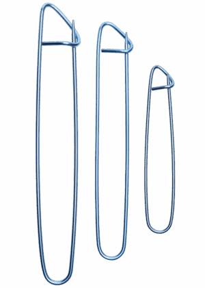 Stitch holder set - 3 pcs. - 12/16/20 cm - Blue