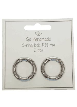 O-ring lås - åben - D28 mm - stk/2
