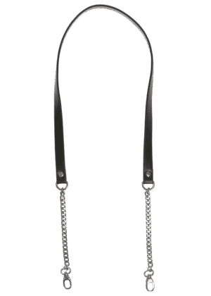 Handbag, shoulder strap 102cm w. chain