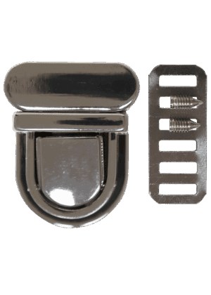Taske metal lås 30 x 19mm