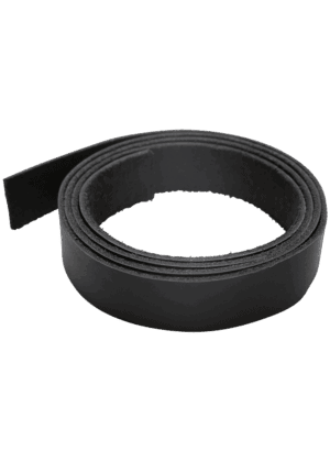Leather Strap - 1 m x 18 mm - Black