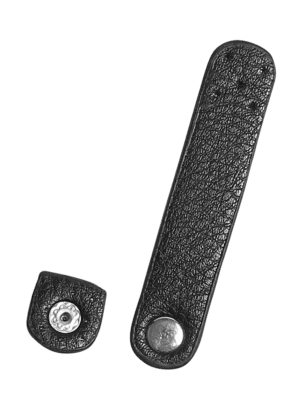 Lock flap w/snap button 9 x 1.8cm