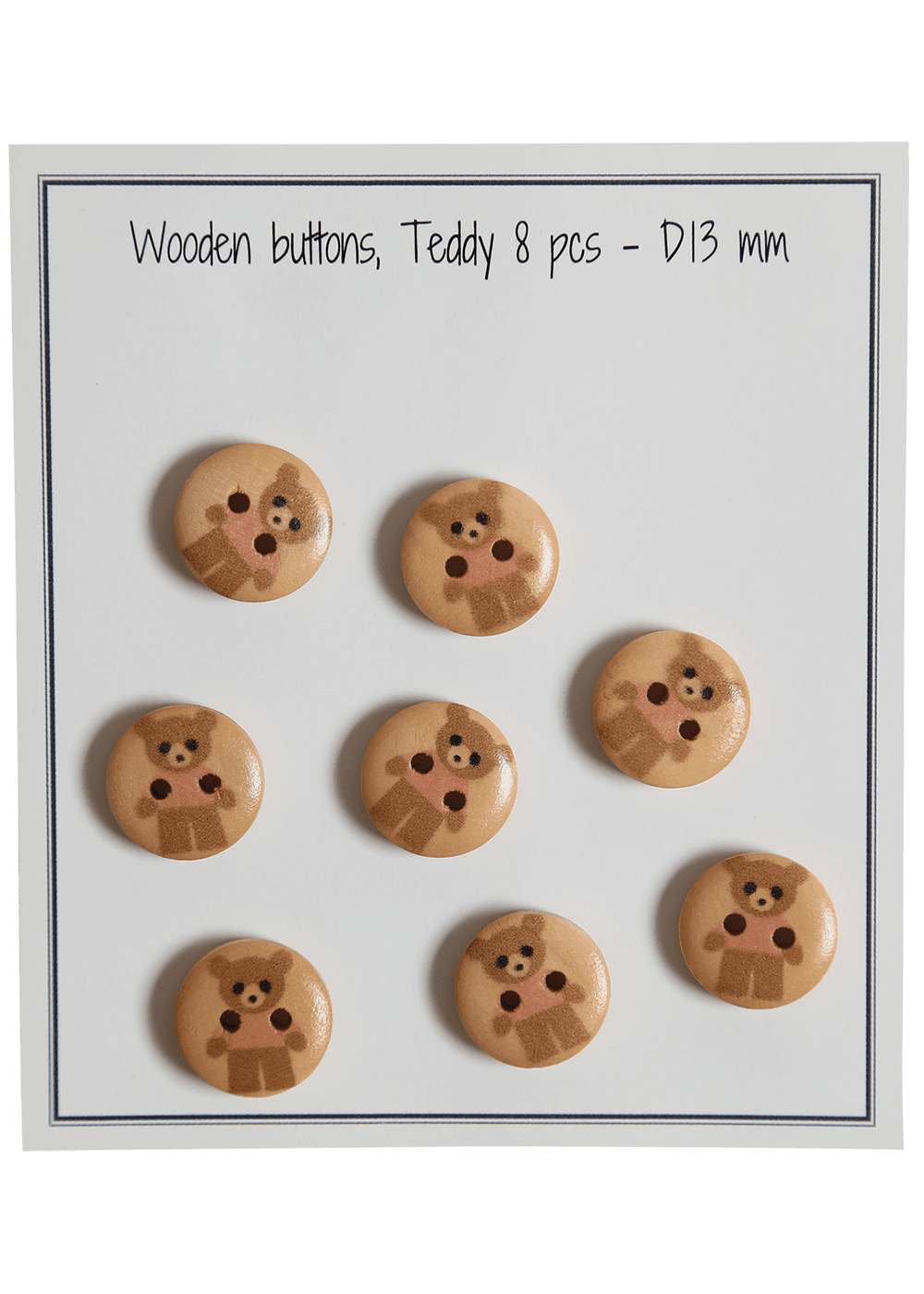 Teddy - D13 mm - 8 pcs. - Vintage rose