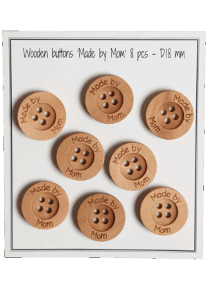 Made by Mom - D18 mm - 8 pcs.