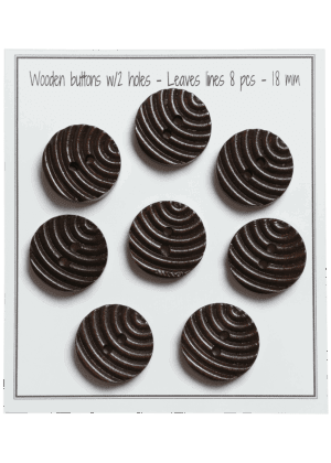 Leaves lines - 18 mm - 8 pcs