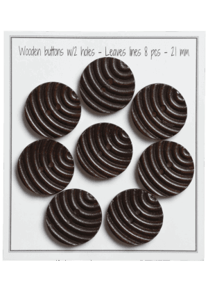 Leaves lines - 21 mm - 8 pcs