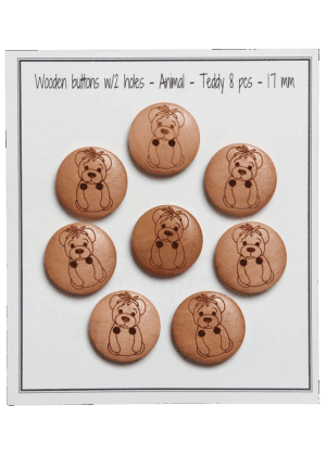 Teddy - 17 mm - 8 pcs