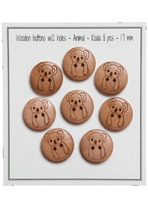 Koala - 17 mm - 8 pcs