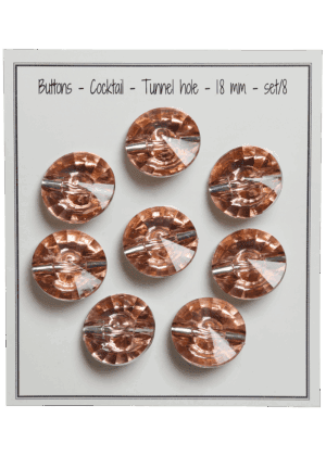 Cocktail - Tunnel hole - 18 mm - set/8