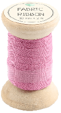FABRIC RIBBON - PINK - 10 MM X 2 M