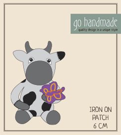 KOW, DORTE - IRON ON PATCH - 6 CM