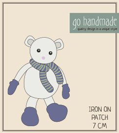 MOUSE, LUIS - IRON ON PATCH - 7 cm