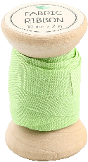FABRIC RIBBON - GREEN (10 pcs.)