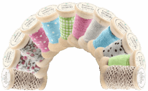 FABRIC RIBBON - ASSORTED CARTON (42 pcs.)