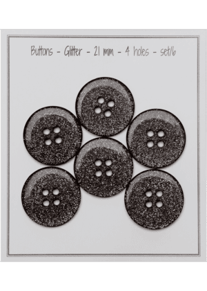 Glitter - 21 mm - set/6