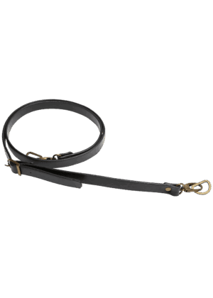 Handbag shoulder strap 138cm x 18mm Black/Bronze