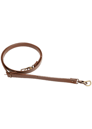 Handbag shoulder strap 138cm x 18mm Brown/Bronze
