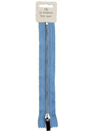 Metal zipper - 25 cm